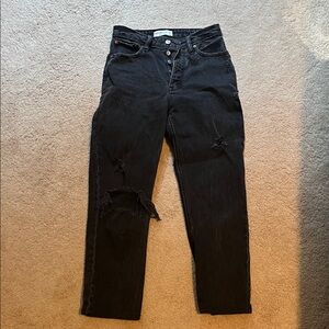 Abercrombie & Fitch Black High Rise Women Jeans